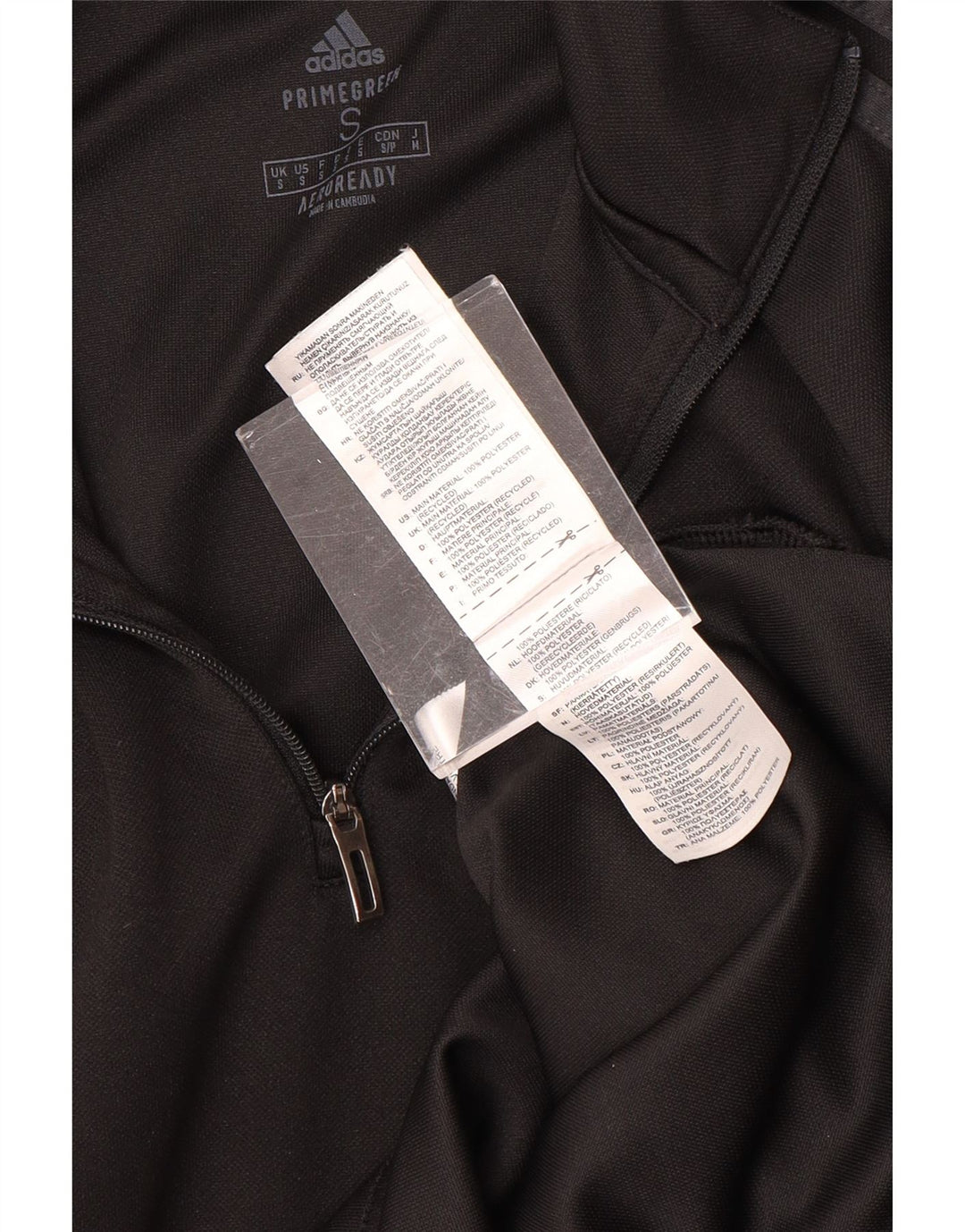 Ανδρική φόρμα πουλόβερ με φερμουάρ Aeroready ADIDAS Top Small Black