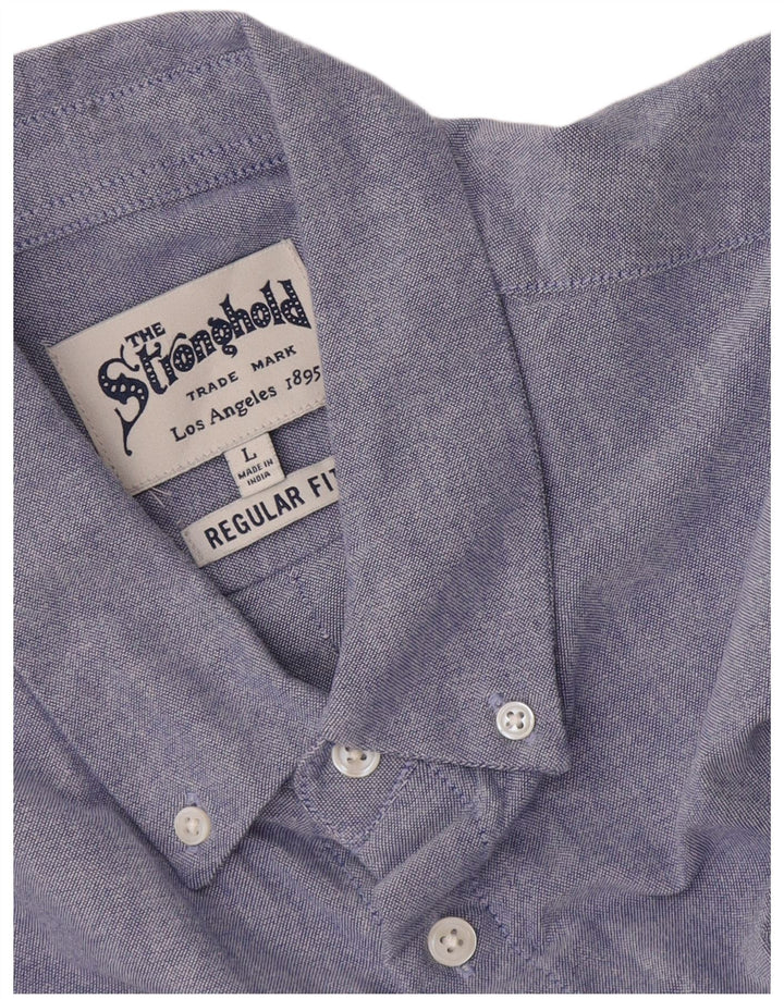 Ανδρικό πουκάμισο Stronghold Regular Fit Large Blue