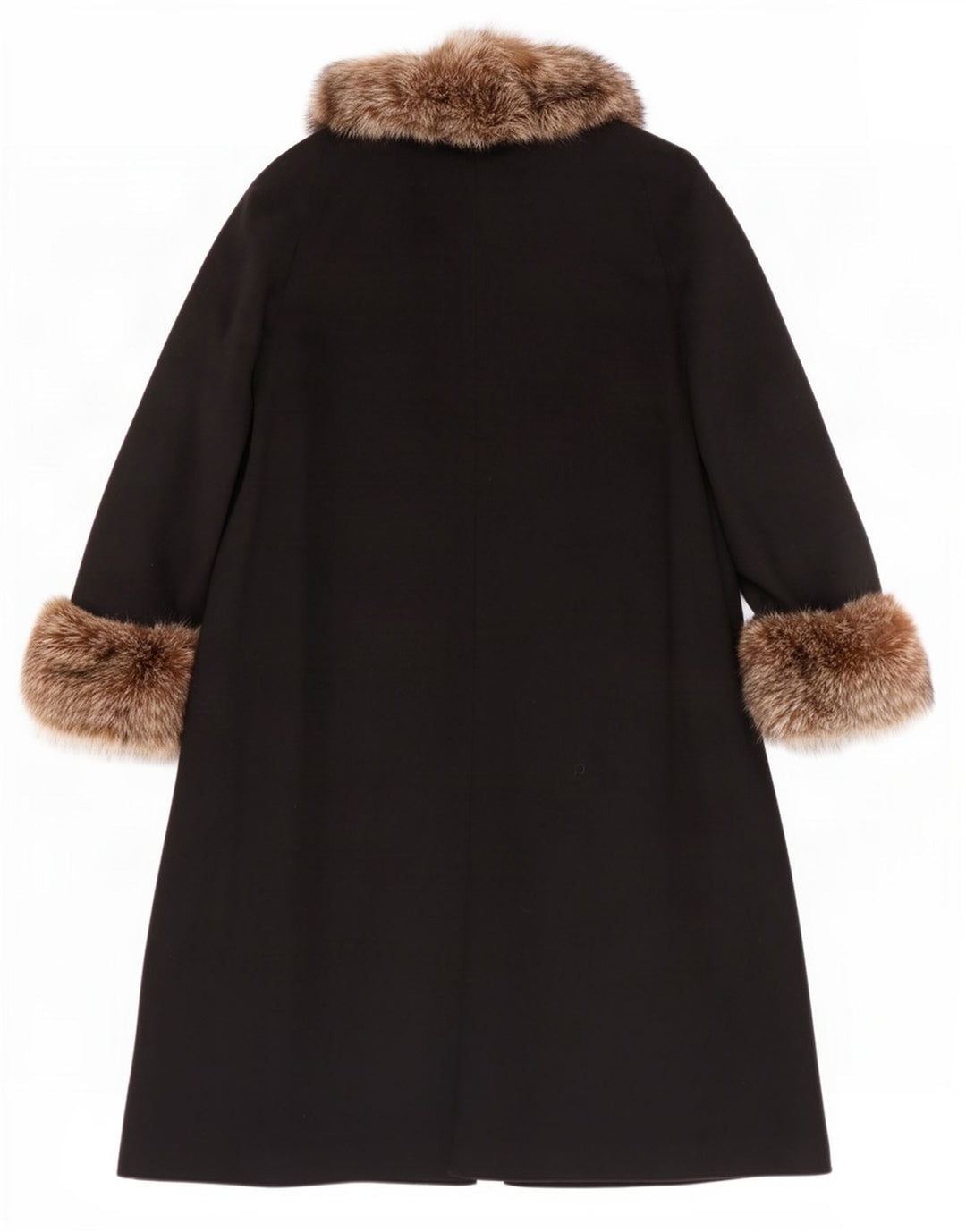 Steinbock Γυναικείο Oversized Πανωφόρι UK 16 Large Black Virgin Wool