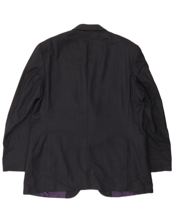 Marks & Spencer Ανδρικό σακάκι σακάκι με 3 κουμπιά UK 44 2XL Navy Blue New Wool