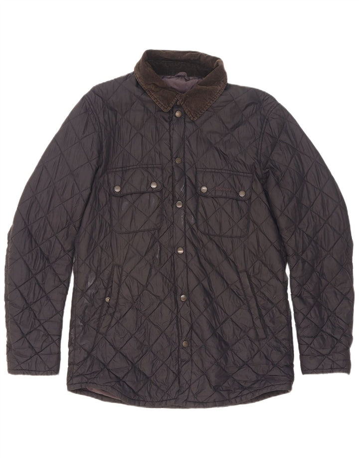 Ανδρικό καπιτονέ μπουφάν Barbour UK 38 Medium Navy Blue Polyamide
