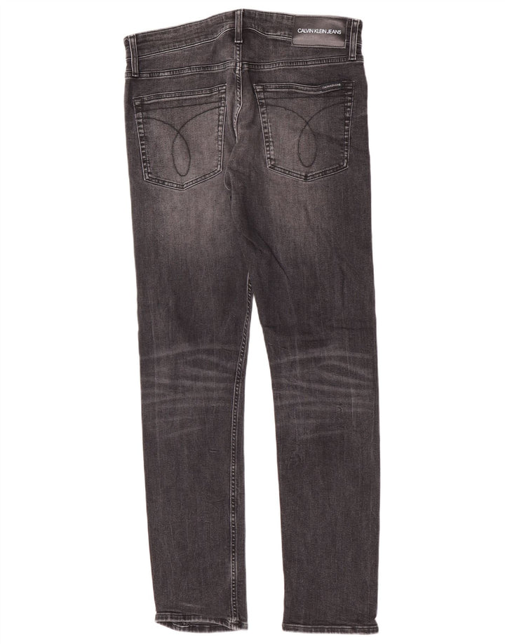 Calvin Klein Ανδρικό Slim Jeans W32 L32 Γκρι βαμβακερό