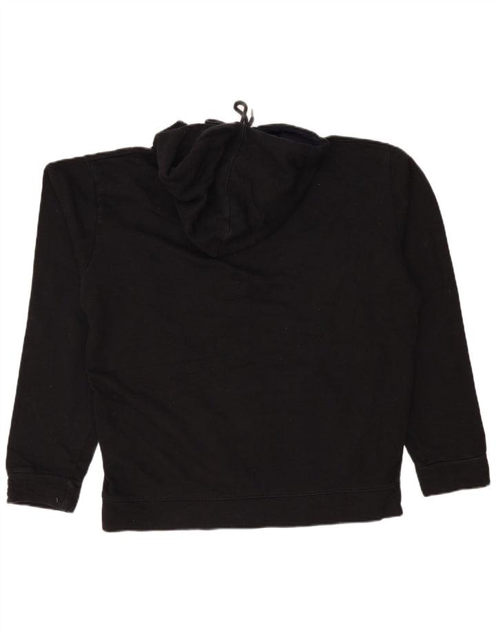 CHAMPION Ανδρικό γραφικό κουκούλα, μεγάλο μαύρο βαμβακερό