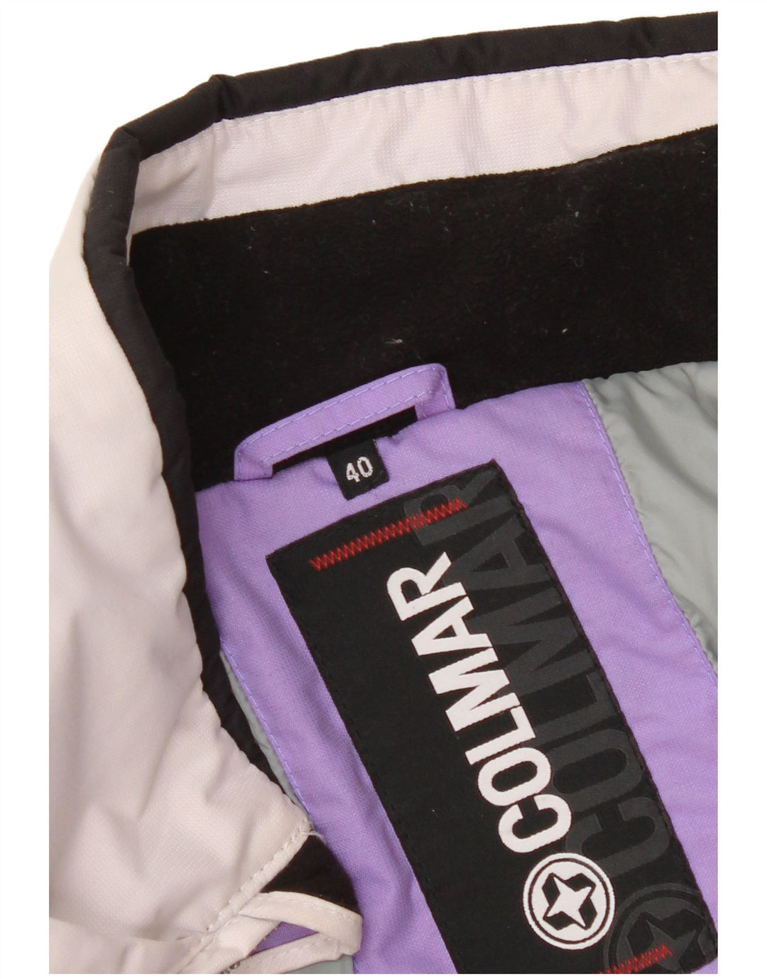 Colmar Γυναικείο Μπουφάν σκι IT 40 XS White Colourblock Polyester