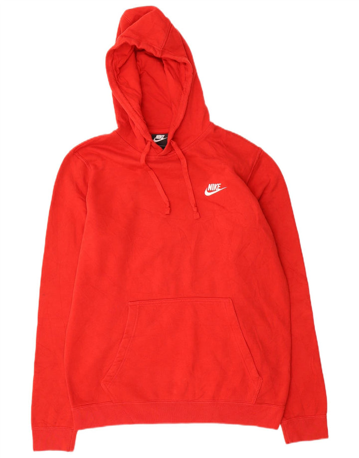 Ανδρικά κουκούλα Nike, μεσαίο κόκκινο πολυεστέρας