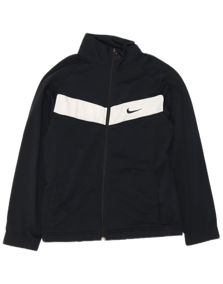 Μπουφάν Nike Boys αθλητική φόρμα 12-13 ετών, μεγάλο μαύρο χρώμα