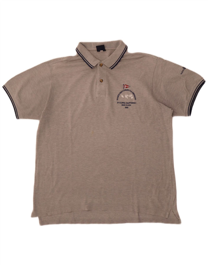 Ανδρικό πουκάμισο πόλο Marina Yachting Large Grey