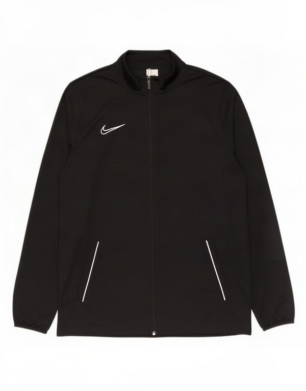 Nike Mens Dri Fit Tracksuit Top Jacket XL Black Polyester