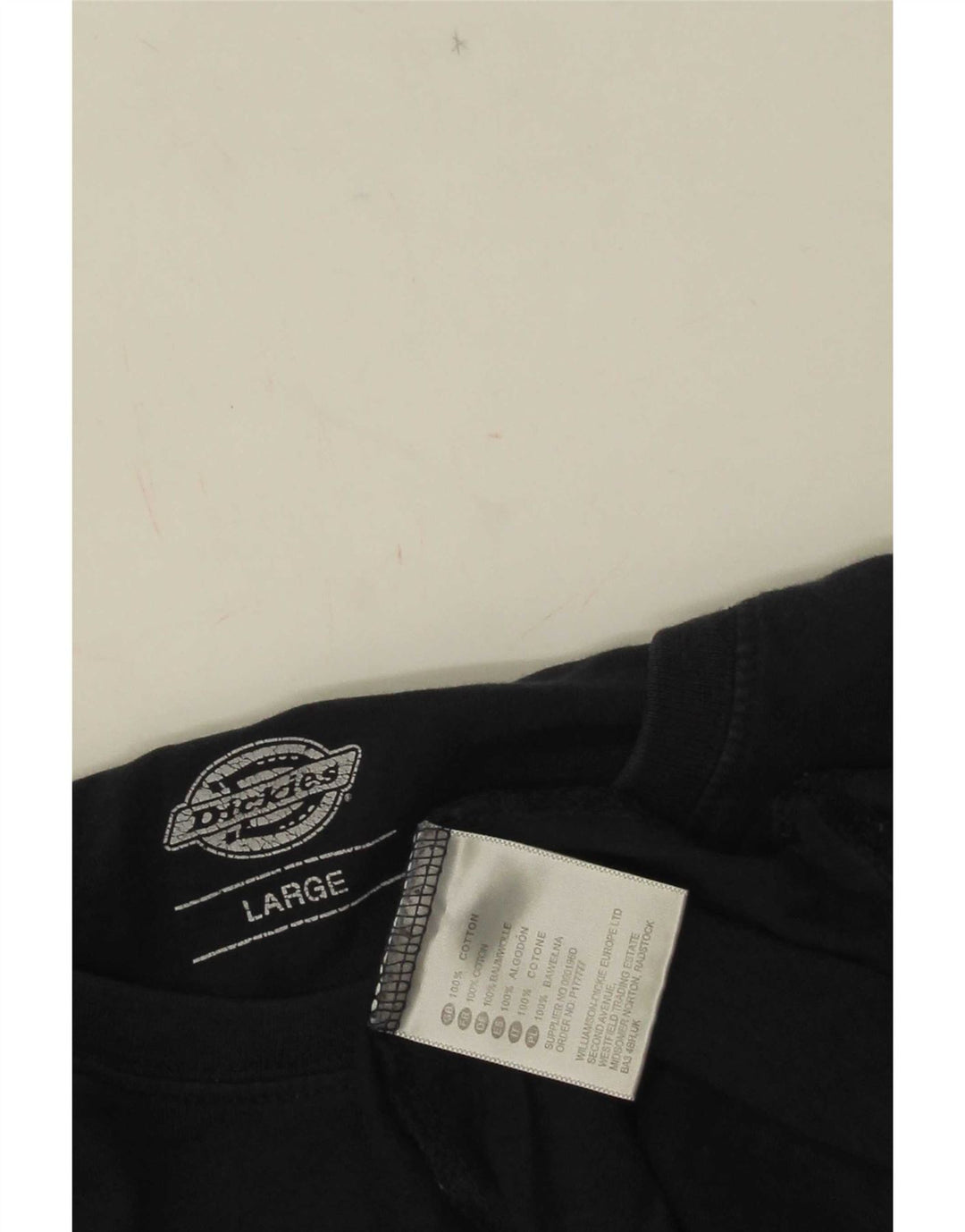 Ανδρικό γραφικό T-Shirt Dickies Top Large Navy Blue από βαμβάκι