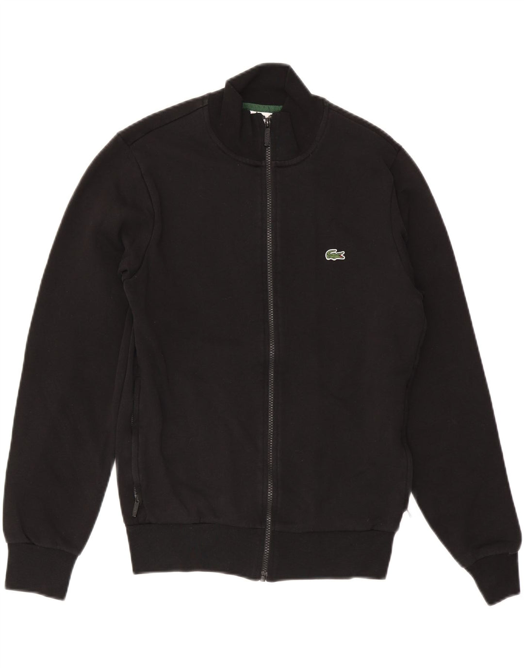 Ανδρική φόρμα γυμναστικής LACOSTE Top Jacket μέγεθος 3 Μικρό μαύρο βαμβακερό