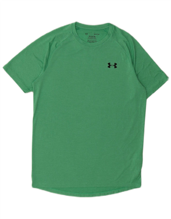 Under Armour Ανδρικό T-Shirt Loose Fit Top Μικρό πράσινο πολυεστέρα