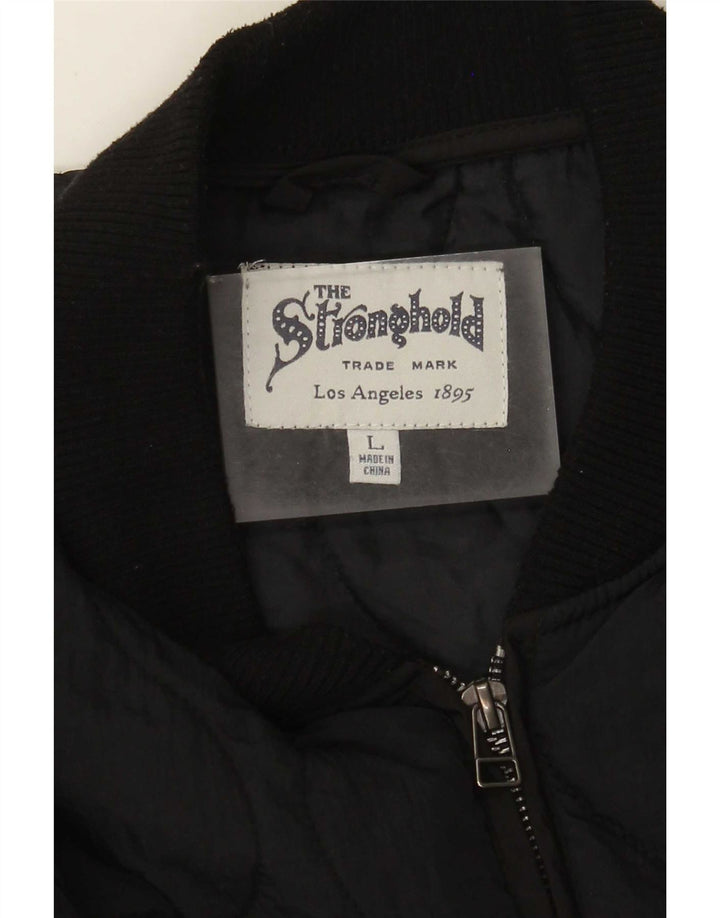 The Stronghold Ανδρικό Καπιτονέ Μπουφάν UK 40 Large Μαύρο