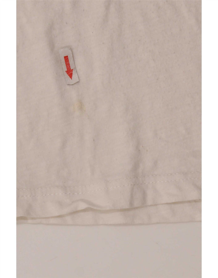 Ανδρικό γραφικό T-Shirt Tommy Hilfiger Top Μεσαίο λευκό βαμβακερό