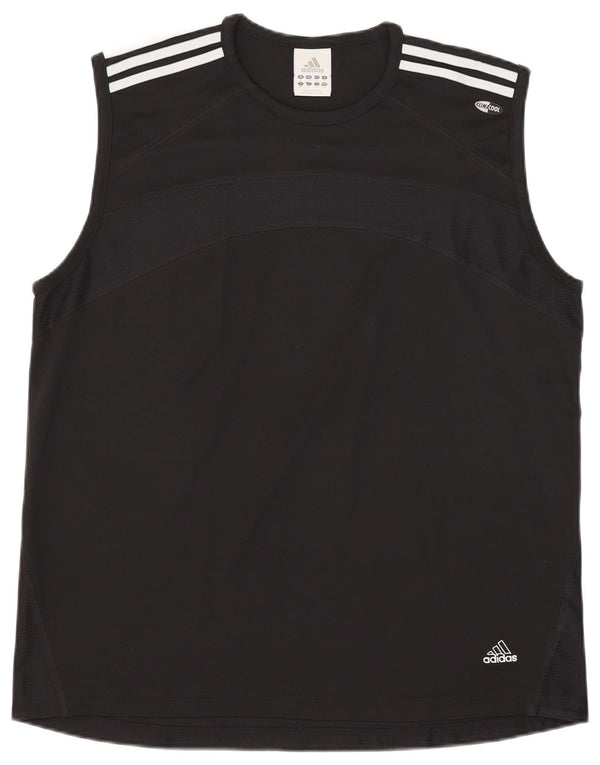 Adidas Ανδρικό γιλέκο Climacool Top XL Μαύρο Πολυεστέρας