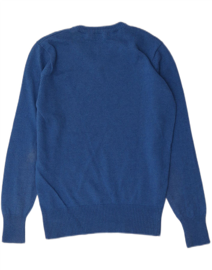 North Sails Boys πουλόβερ με λαιμόκοψη 12-13 ετών Small Blue Lambswool
