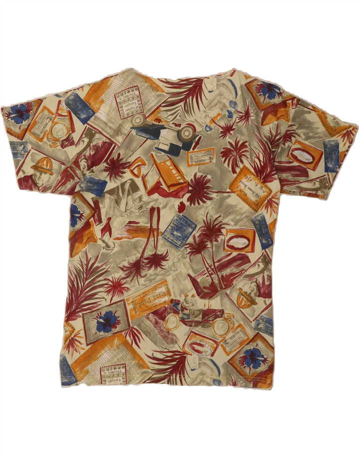 VINTAGE Mens Graphic T-Shirt Top Medium Multicoloured Cotton Vintage Vintage and Second-Hand Vintage from Messina Hembry 