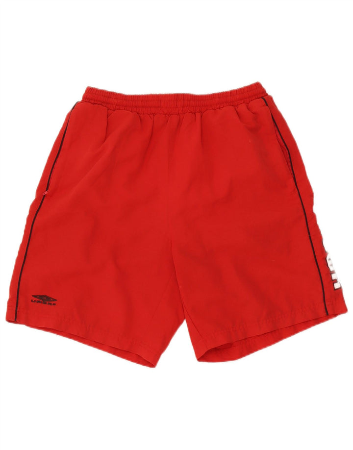 Ανδρικό γραφικό αθλητικό σορτς Umbro Μικρό κόκκινο πολυεστέρα