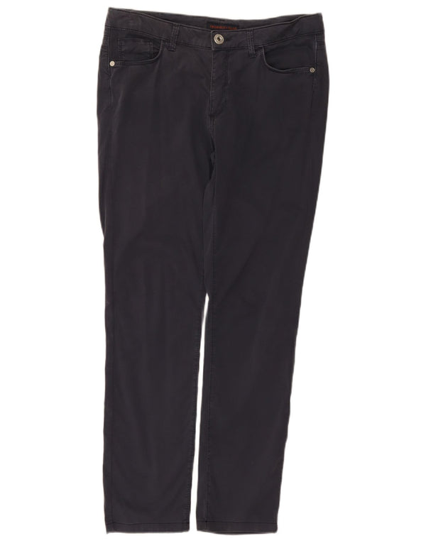 Trussardi Γυναικείο Slim Casual Παντελόνι W30 L28 Navy Blue Cotton