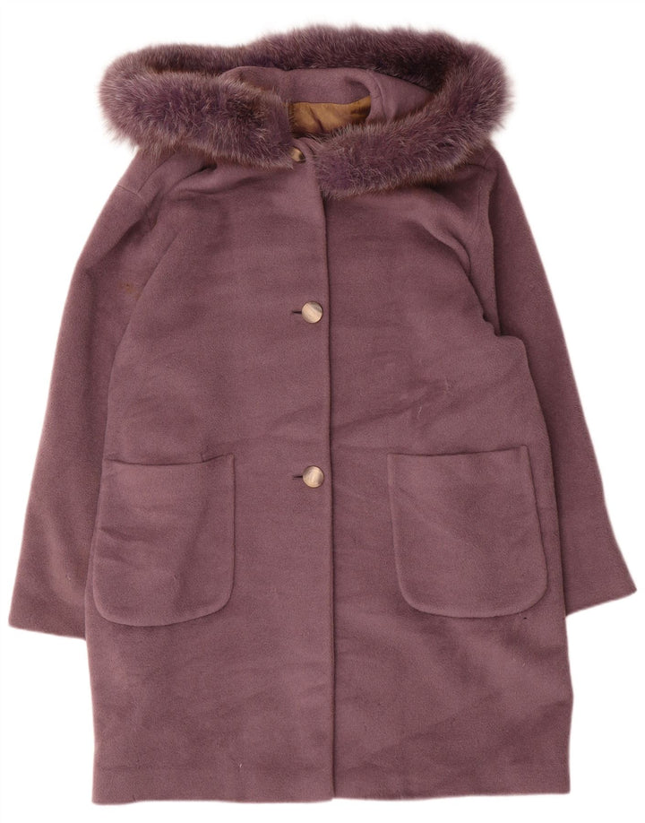 Γυναικείο Πανωφόρι Armorica Hooded Oversized IT 46 Large Purple Wool