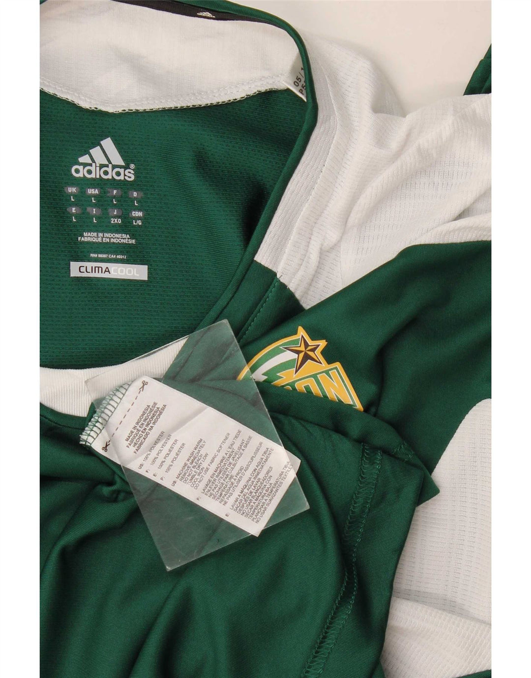 Ανδρικό T-Shirt Mason Adidas Top Large Green Colourblock Πολυεστέρας
