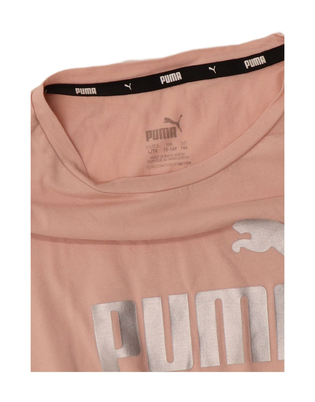 Γραφικό T-Shirt PUMA Girls Top 13-14 Years Pink