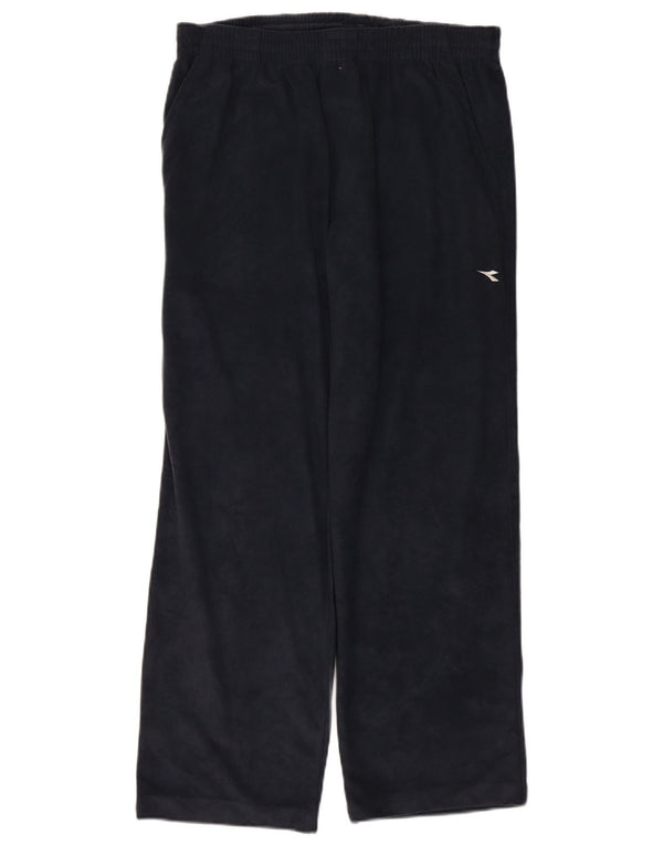 DIADORA Ανδρική βελούδινη φόρμα παντελόνι UK 40 Medium Navy Blue Polyester