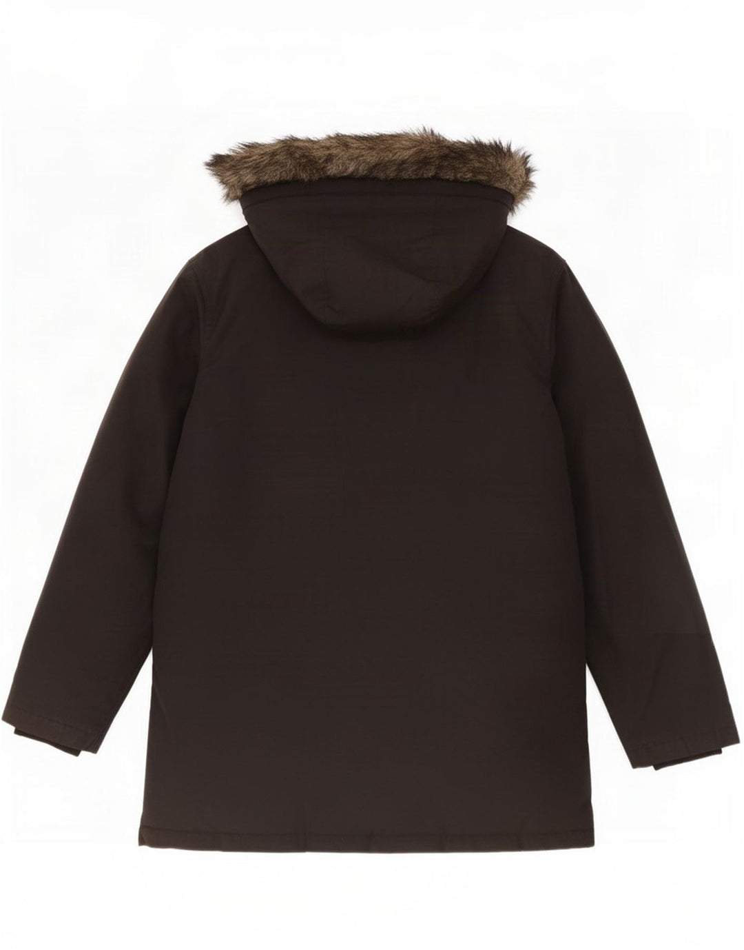 Woolrich Boys Hooded Podded Coat 13-14 Years Μαύρο