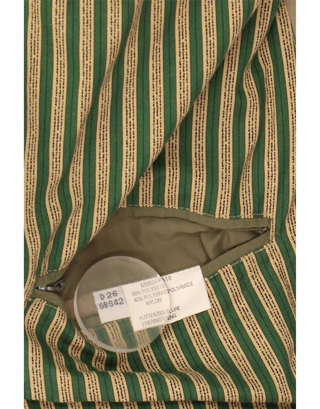 Vintage Ανδρικό Bomber Jacket UK 42 XL Green Microfibers