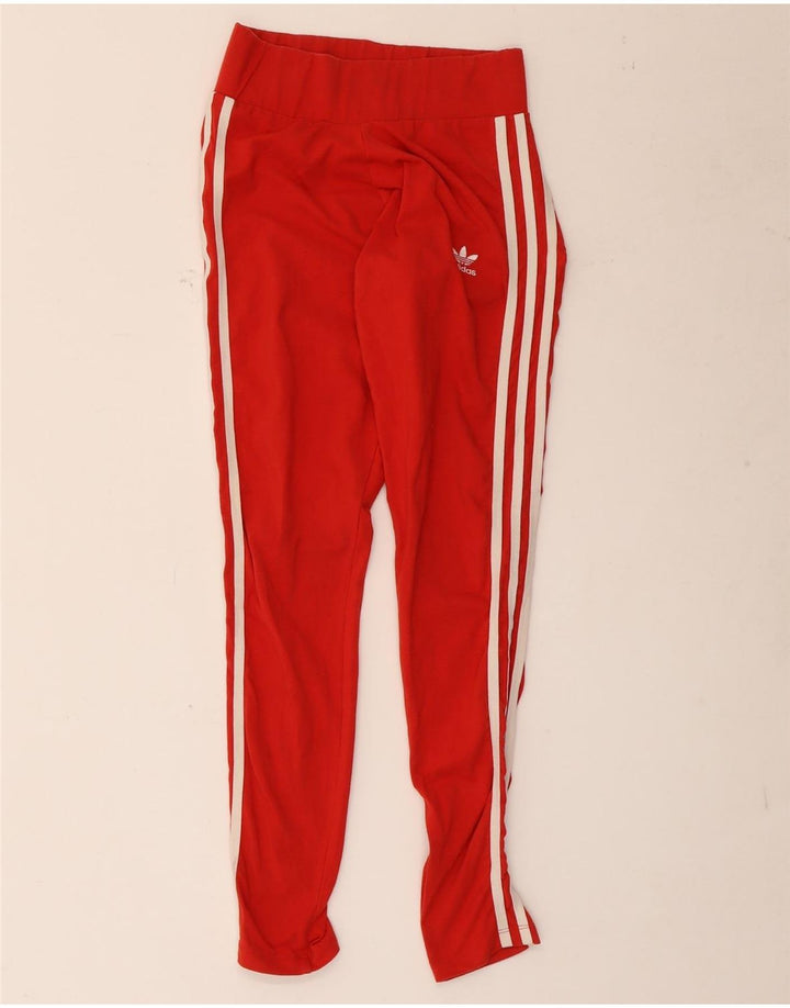 Γυναικείο κολάν Adidas UK 10 Small Red Elastane