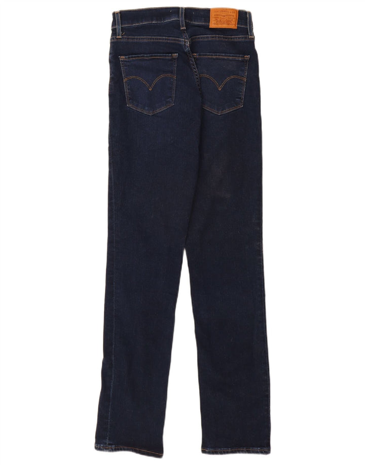 Γυναικείο τζιν Levi's 724 ψηλό ίσιο W25 L30 Navy Blue Cotton