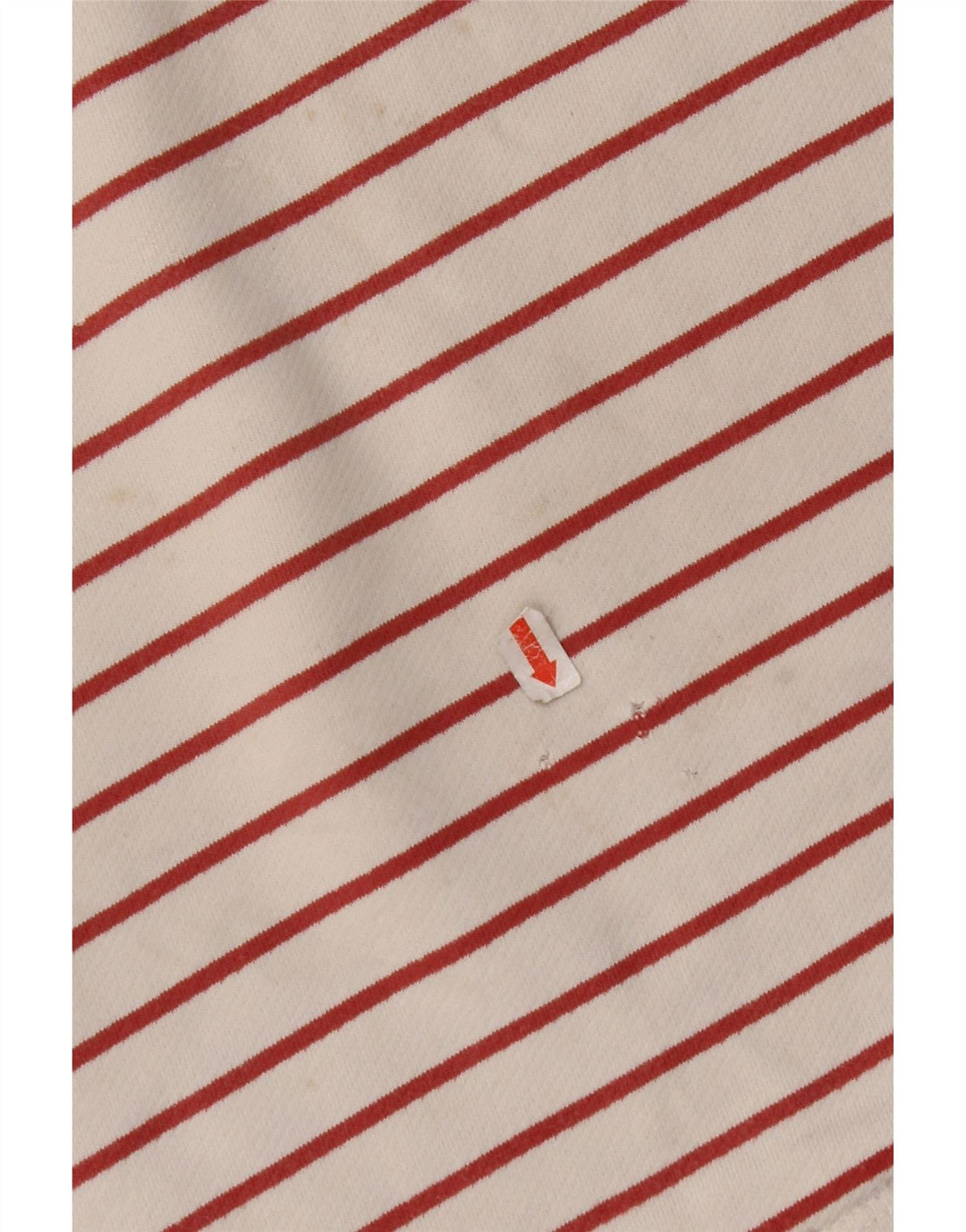 FAT FACE Γυναικείο τοπ μακρυμάνικο UK 8 Small Off White ριγέ βαμβακερό