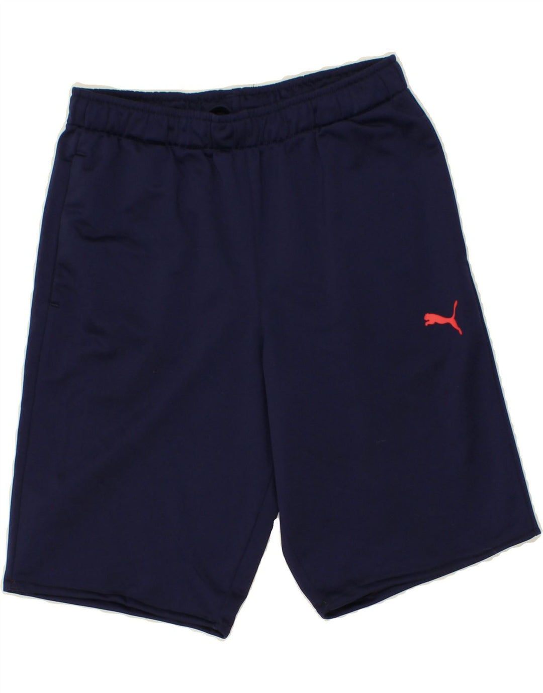 PUMA Boys Sport Shorts 13-14 Years Navy Blue Polyester Vintage Puma and Second-Hand Puma from Messina Hembry 