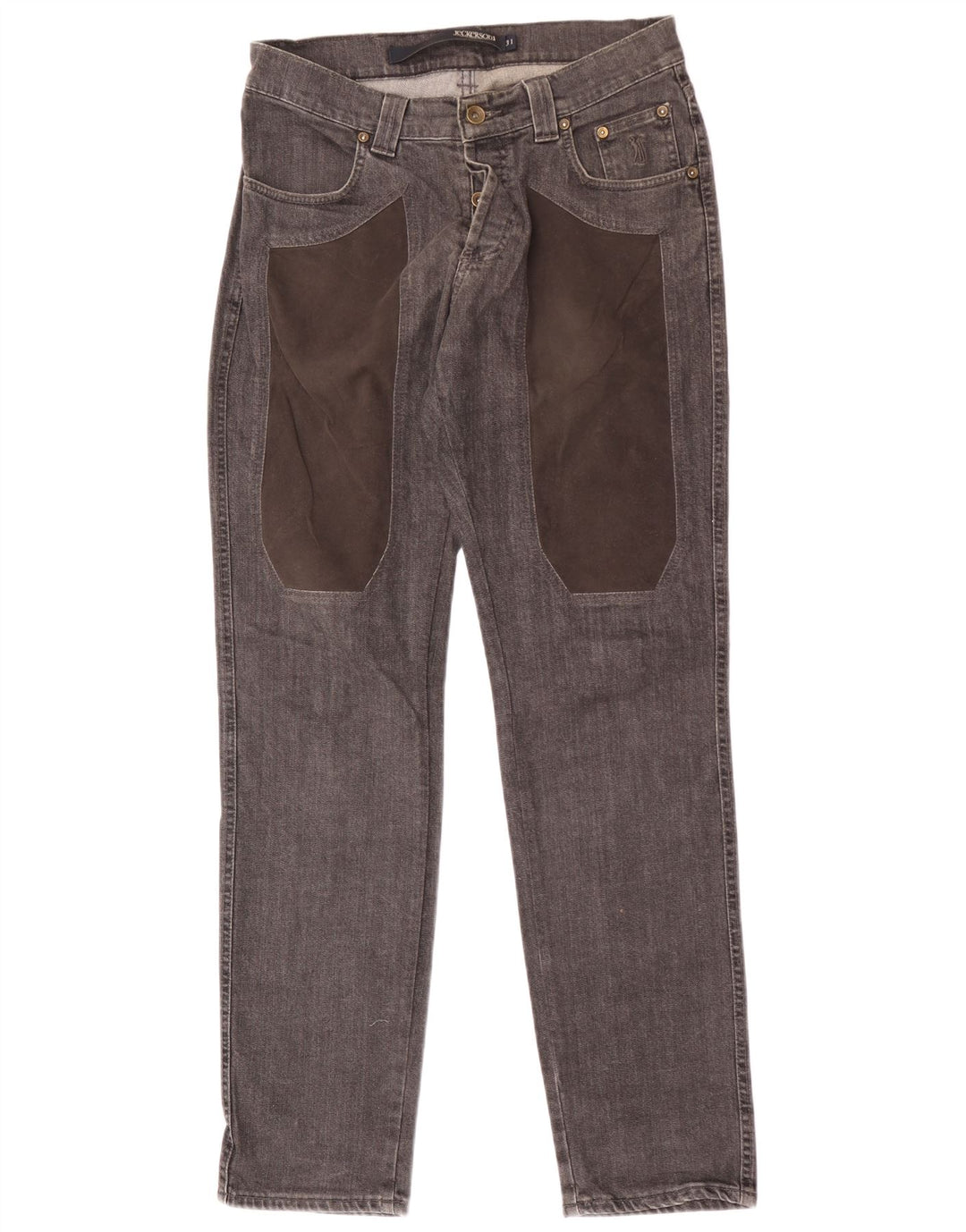 Jeckerson Ανδρικό Slim Jeans W31 L32 Γκρι βαμβακερό