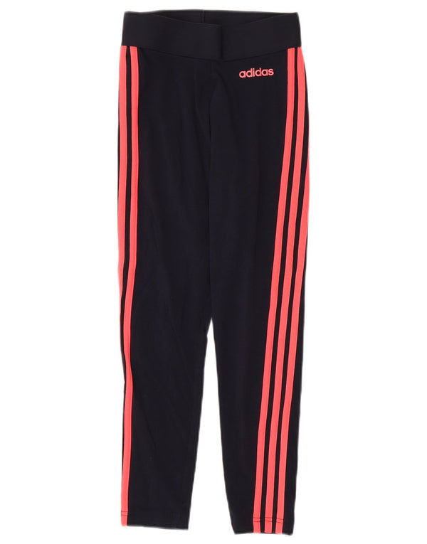 Γυναικείο κολάν Adidas UK 4/6 XS Navy Blue Cotton