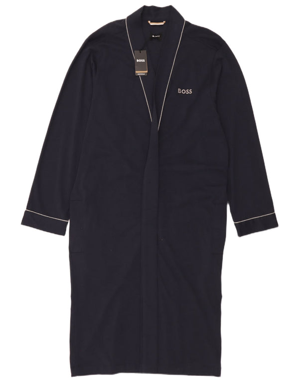Hugo Boss Γυναικείο μακρυμάνικο υπερμεγέθη φόρεμα UK 10 Small Navy Blue