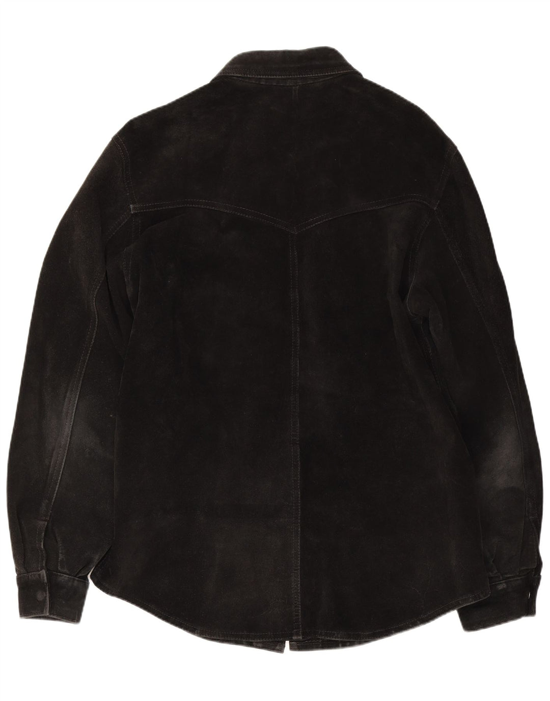 Flying Wear Ανδρικό Suede Πουκάμισο XL Μαύρο Δερμάτινο