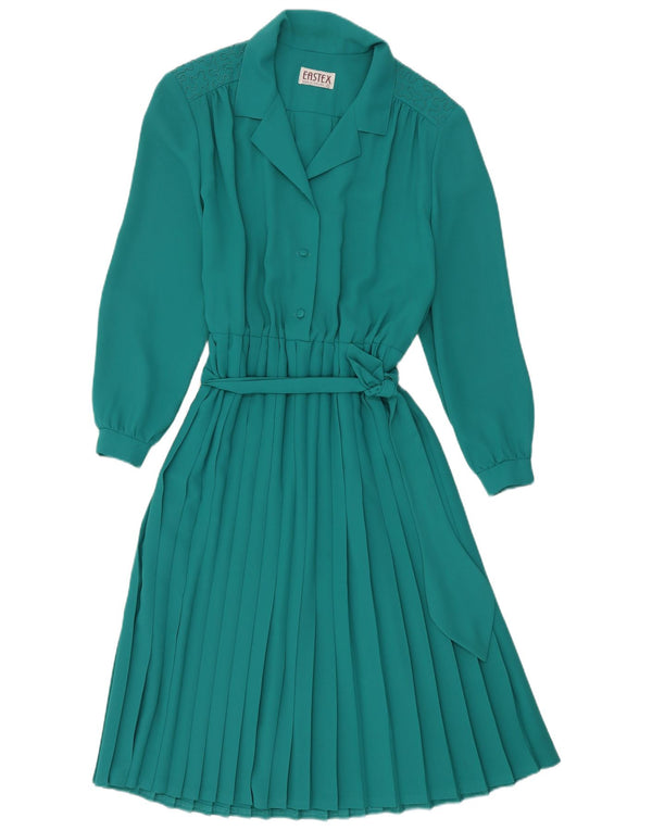 Eastex Γυναικείο μακρυμάνικο φόρεμα A-Line UK 16 Large Green