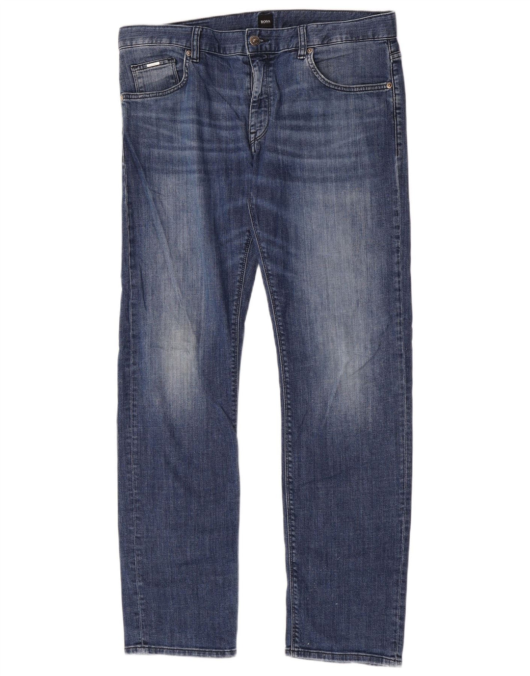Ανδρικό Stretch Slim Jeans Hugo Boss W34 L32 Μπλε βαμβακερό