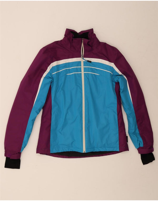 Crivit Γυναικείο μπουφάν σκι UK 16 Large Purple Colourblock Polyester