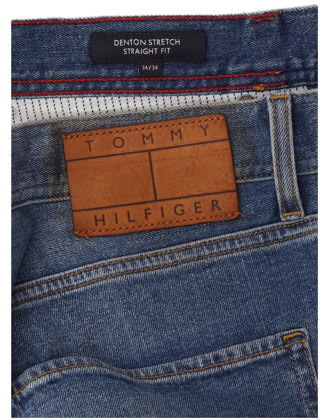 TOMMY HILFIGER Ανδρικό τζιν Denton Straight W34 L34 Μπλε βαμβακερό