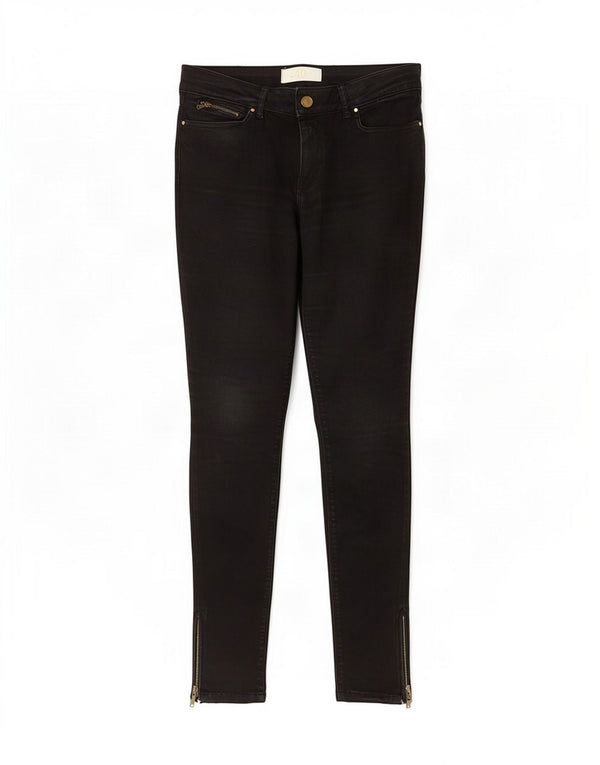 Zara Γυναικείο Skinny Jeans EU 40 Medium W30 L29 Μαύρο βαμβακερό