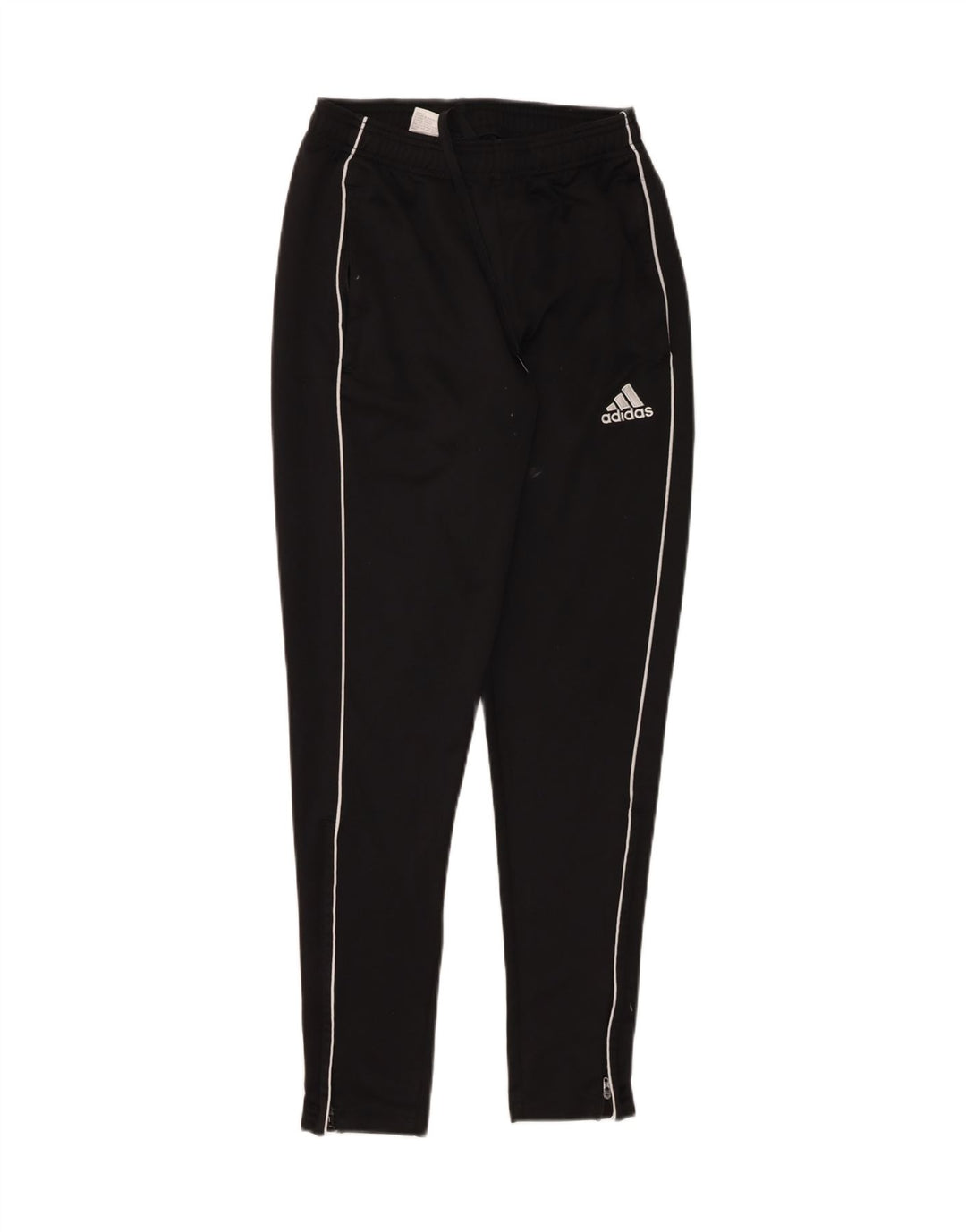 ADIDAS Womens Tracksuit Trousers UK 8 Small  Black Polyester Vintage Adidas and Second-Hand Adidas from Messina Hembry 