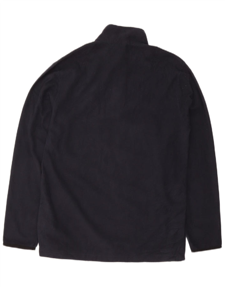 Champion Ανδρικό φερμουάρ Fleece Jumper Μεγάλο Navy Blue Polyester