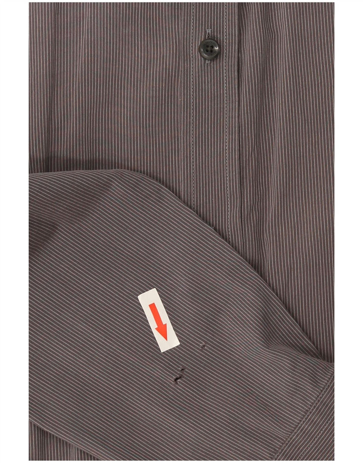 Ανδρικό πουκάμισο Calvin Klein Slim Fit Medium Grey ριγέ