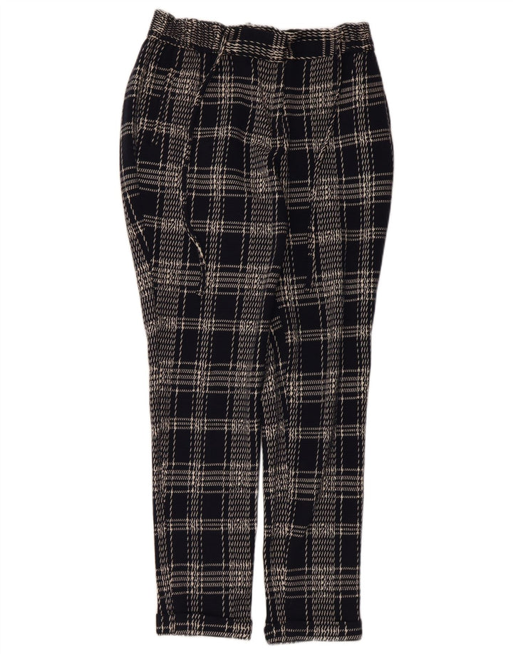 Massimo Dutti Γυναικείο παντελόνι Chino EU 40 Medium W30 L27 Black Check