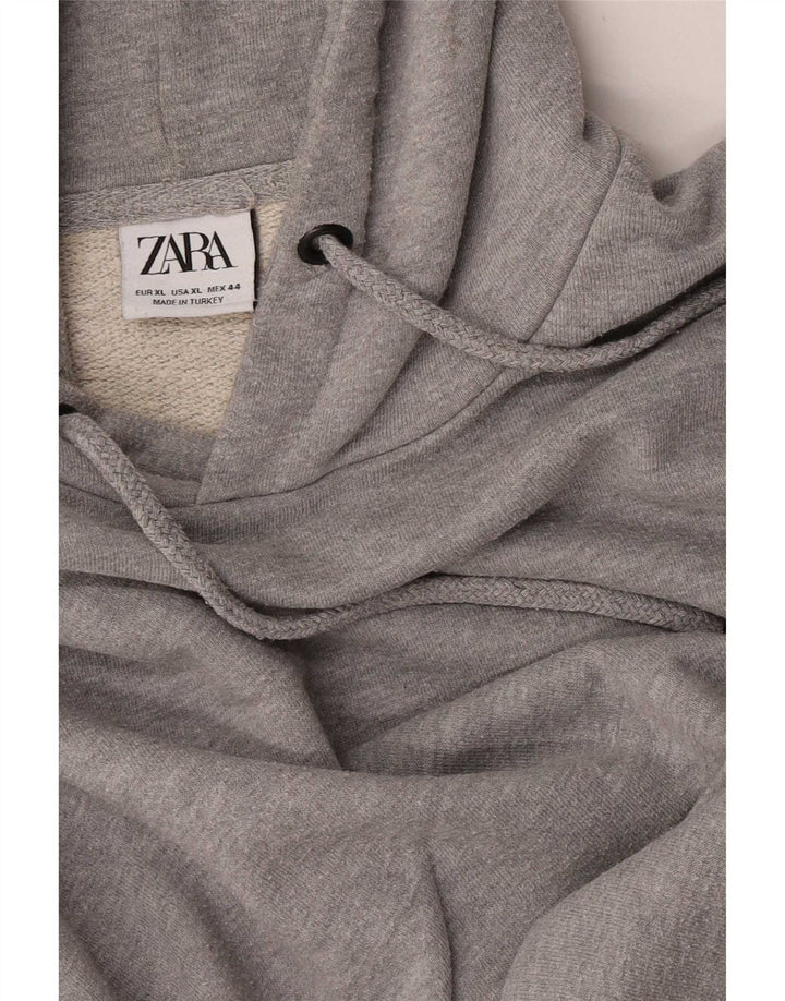 Zara Ανδρικό Hoodie Jumper XL Grey