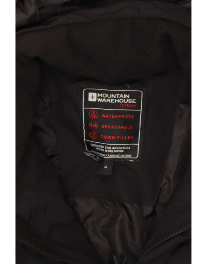 Ανδρικό παλτό με κουκούλα Mountain Warehouse UK 38 Medium Black Polyester