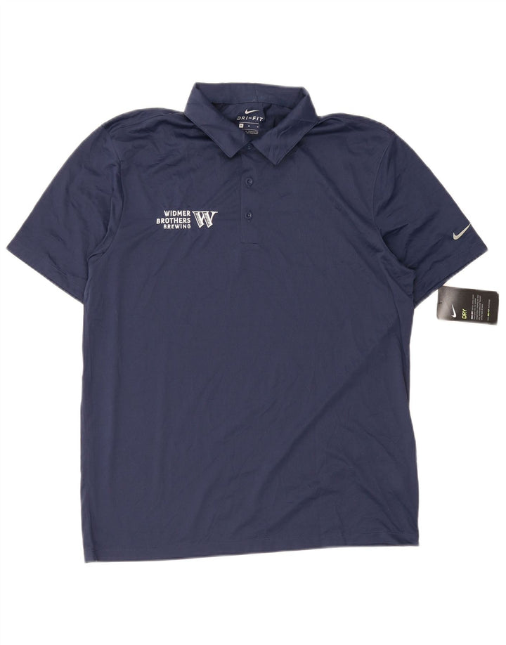 Ανδρικό μπλουζάκι Nike Dri Fit Polo με μεσαίο μπλε ναυτικό πολυεστέρα