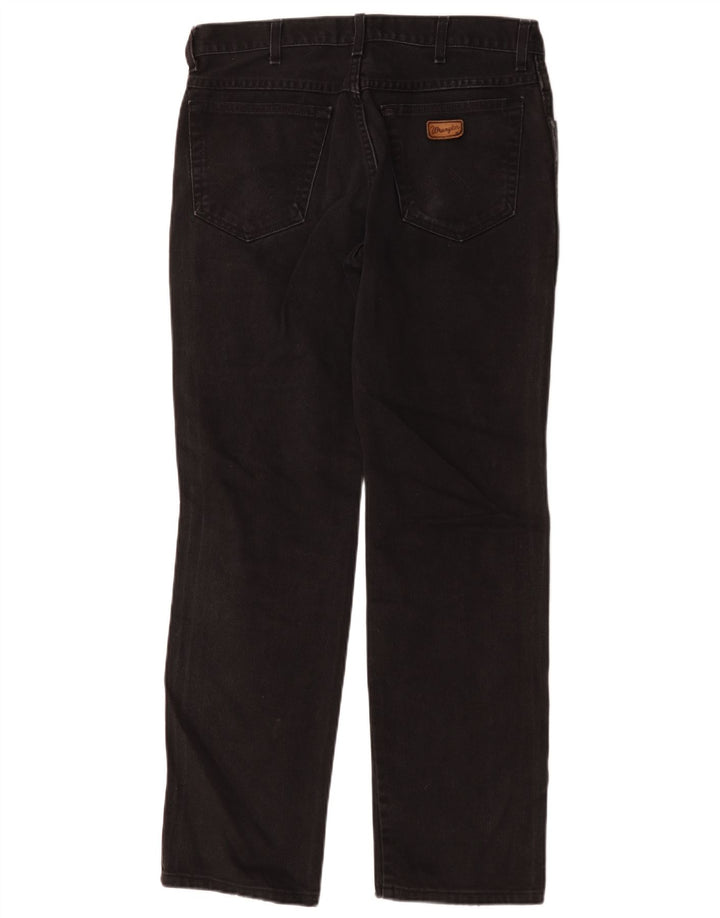 Ανδρικό τζιν Wrangler ίσιο W34 L31 Μαύρο