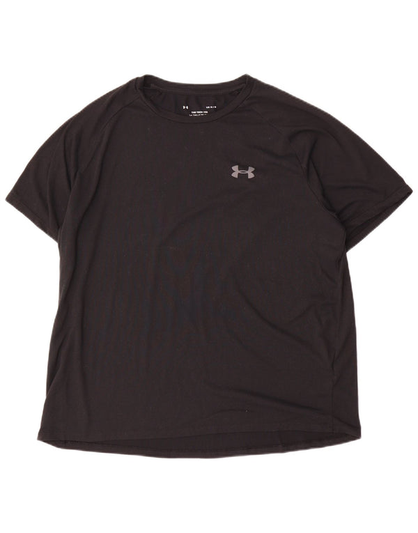 Under Armour Ανδρικό T-Shirt Top Large Μαύρο